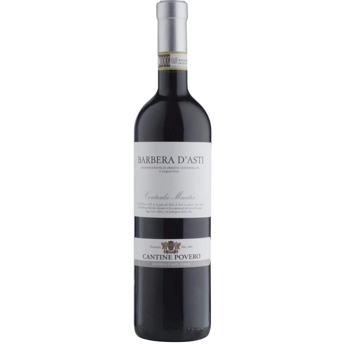 Cantine Povero Contrada Maestra Barbera D´Asti DOCG Rosso