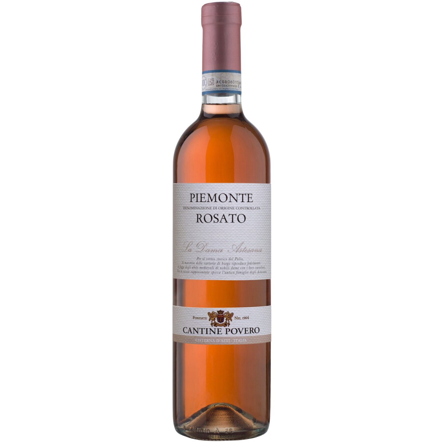 Cantine Povero La Dama Astesana Piemonte DOC Rosato