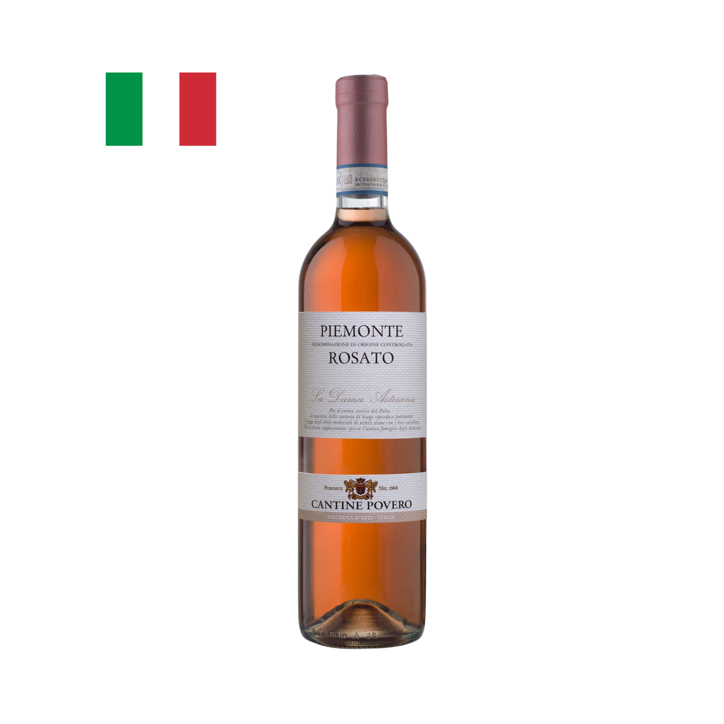 Cantine Povero La Dama Astesana Piemonte DOC Rosato