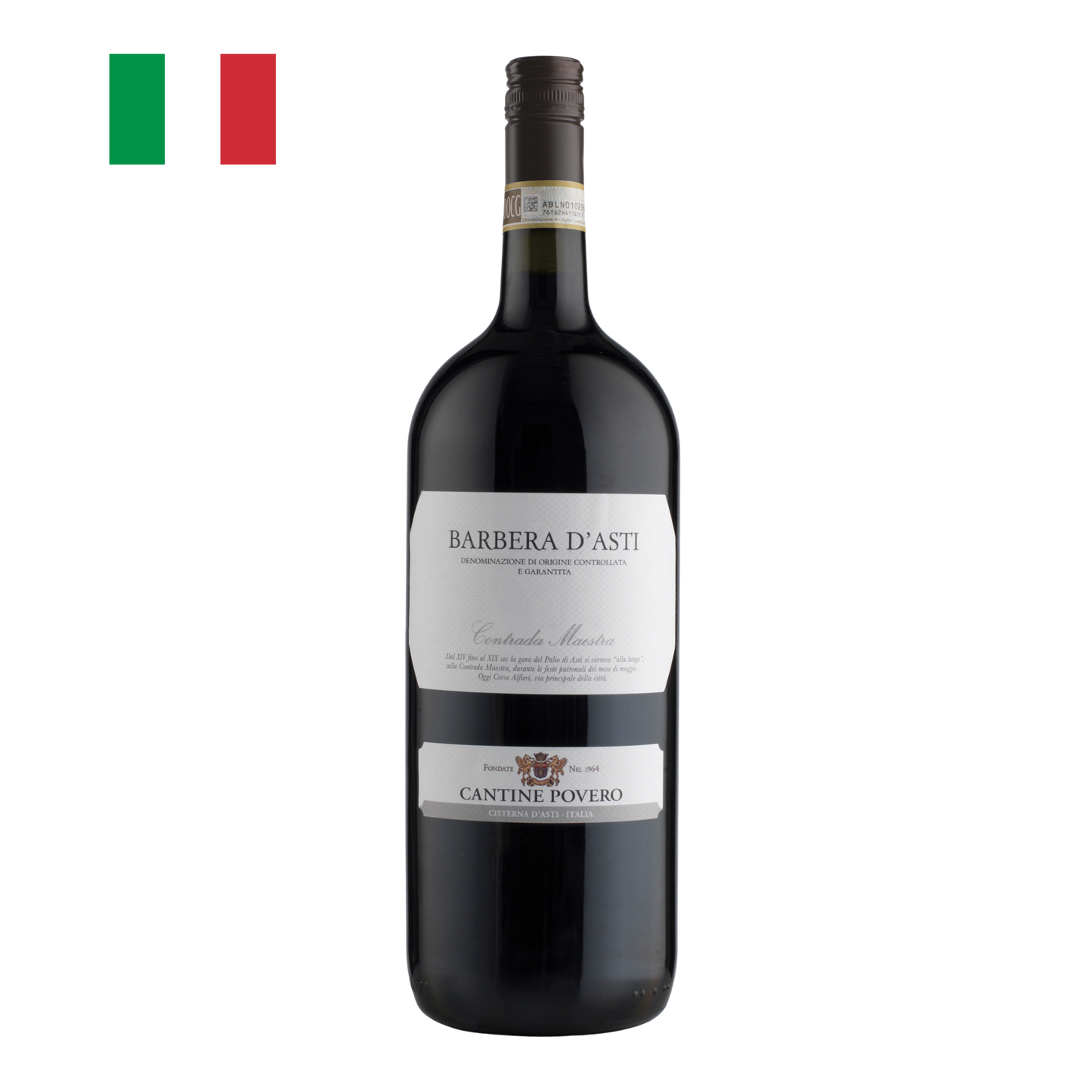 Cantine Povero Contrada Maestra Barbera D´Asti DOCG Rosso MAGNUM