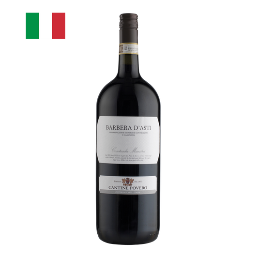 Cantine Povero Contrada Maestra Barbera D´Asti DOCG Rosso MAGNUM