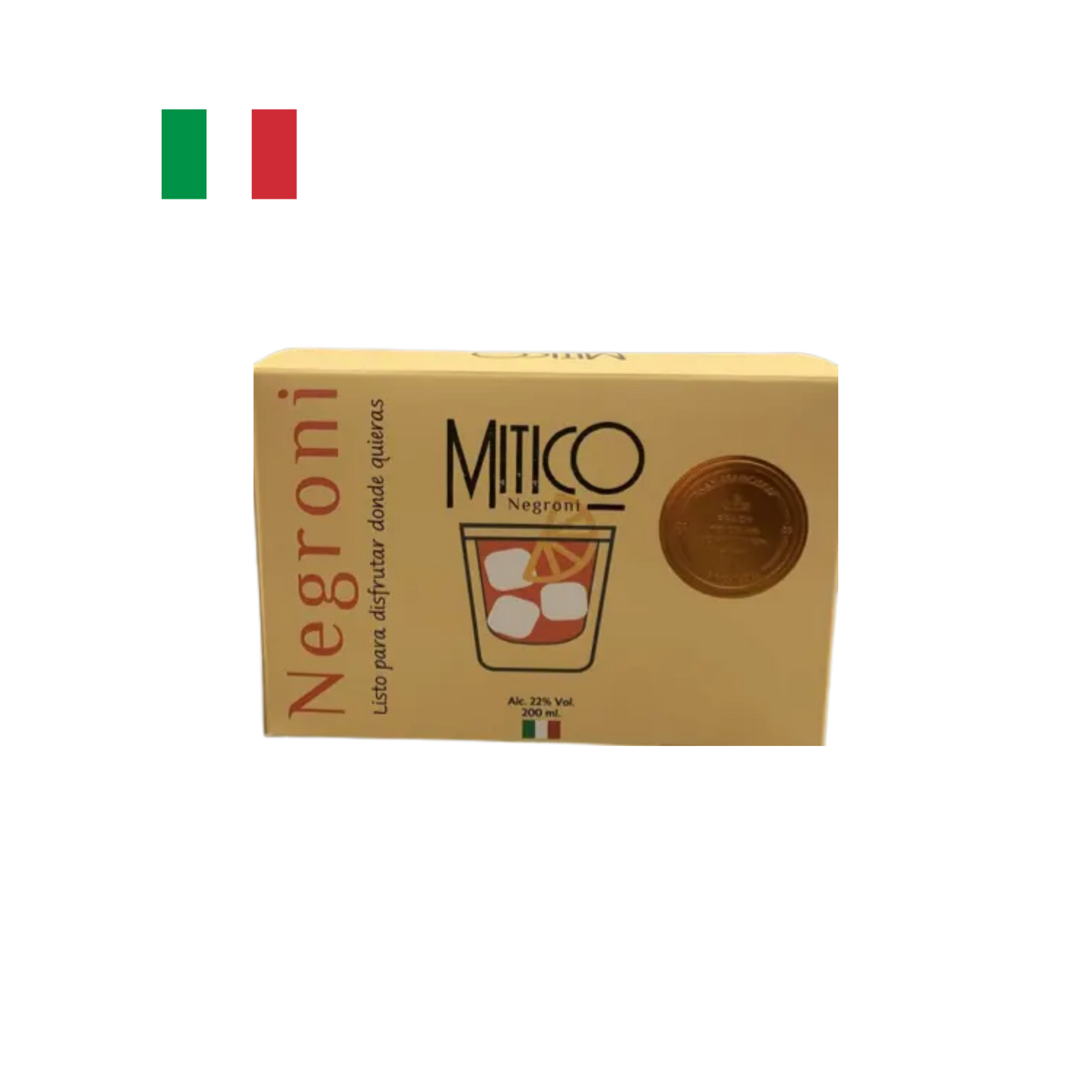 Mítico Negroni Caja x 3 Latas de 200 ml.
